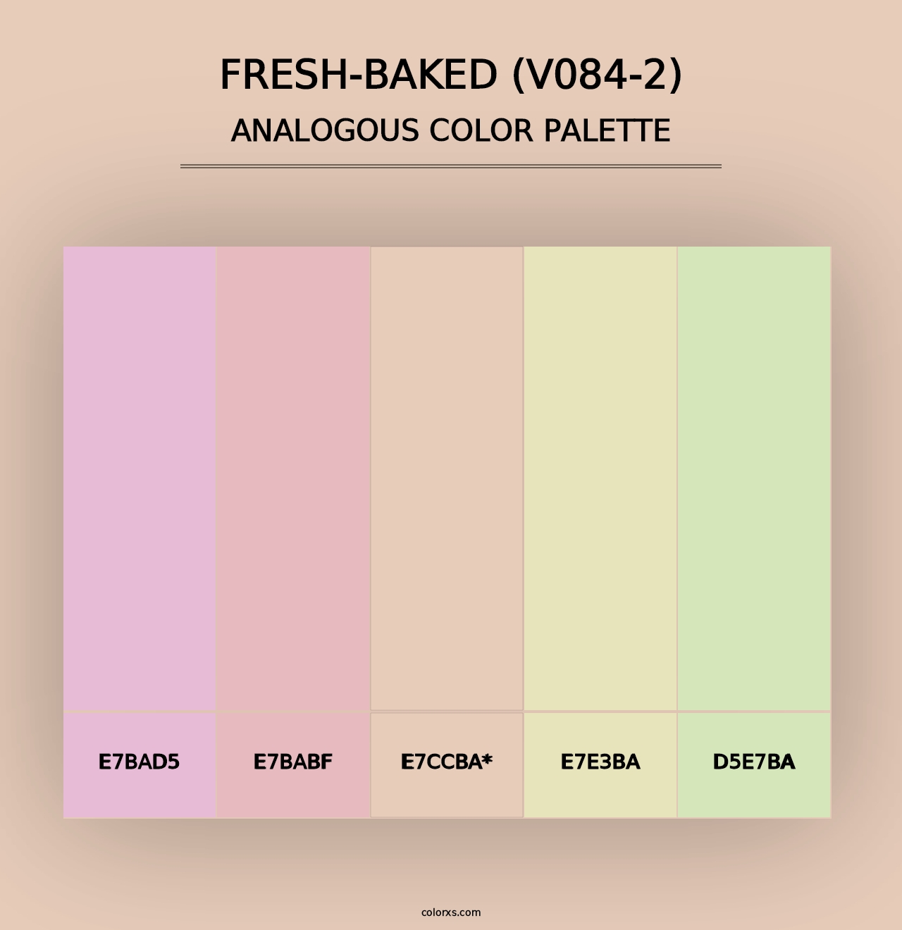 Fresh-Baked (V084-2) - Analogous Color Palette