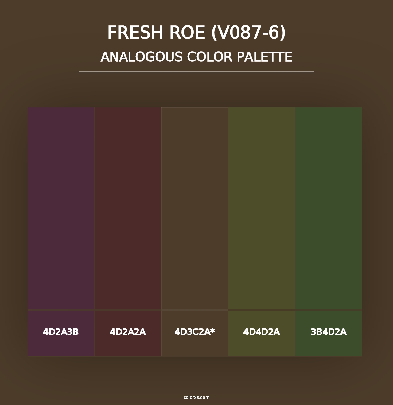 Fresh Roe (V087-6) - Analogous Color Palette