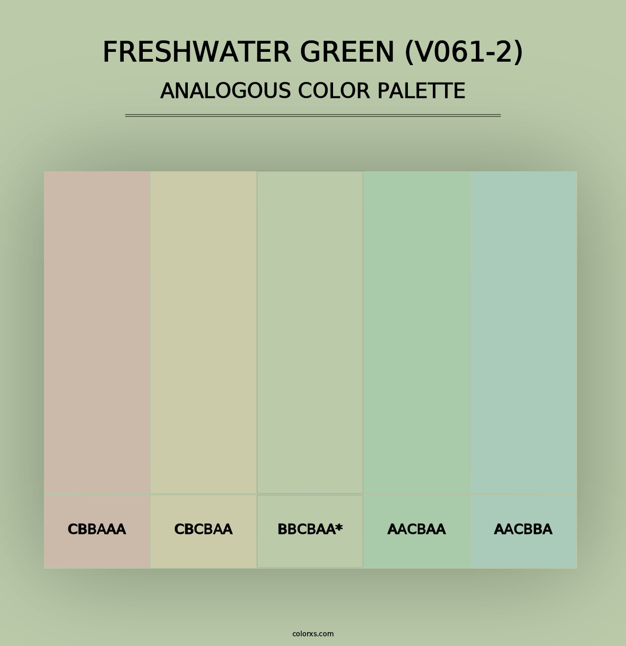 Freshwater Green (V061-2) - Analogous Color Palette