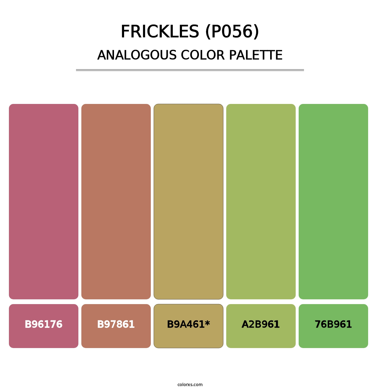 Frickles (P056) - Analogous Color Palette