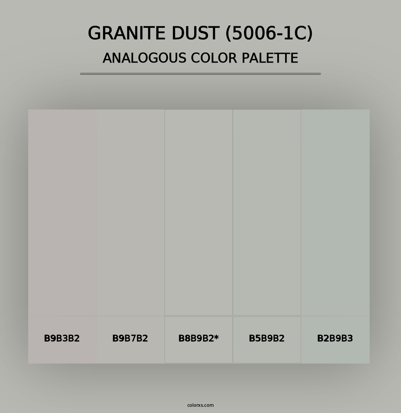 Granite Dust (5006-1C) - Analogous Color Palette