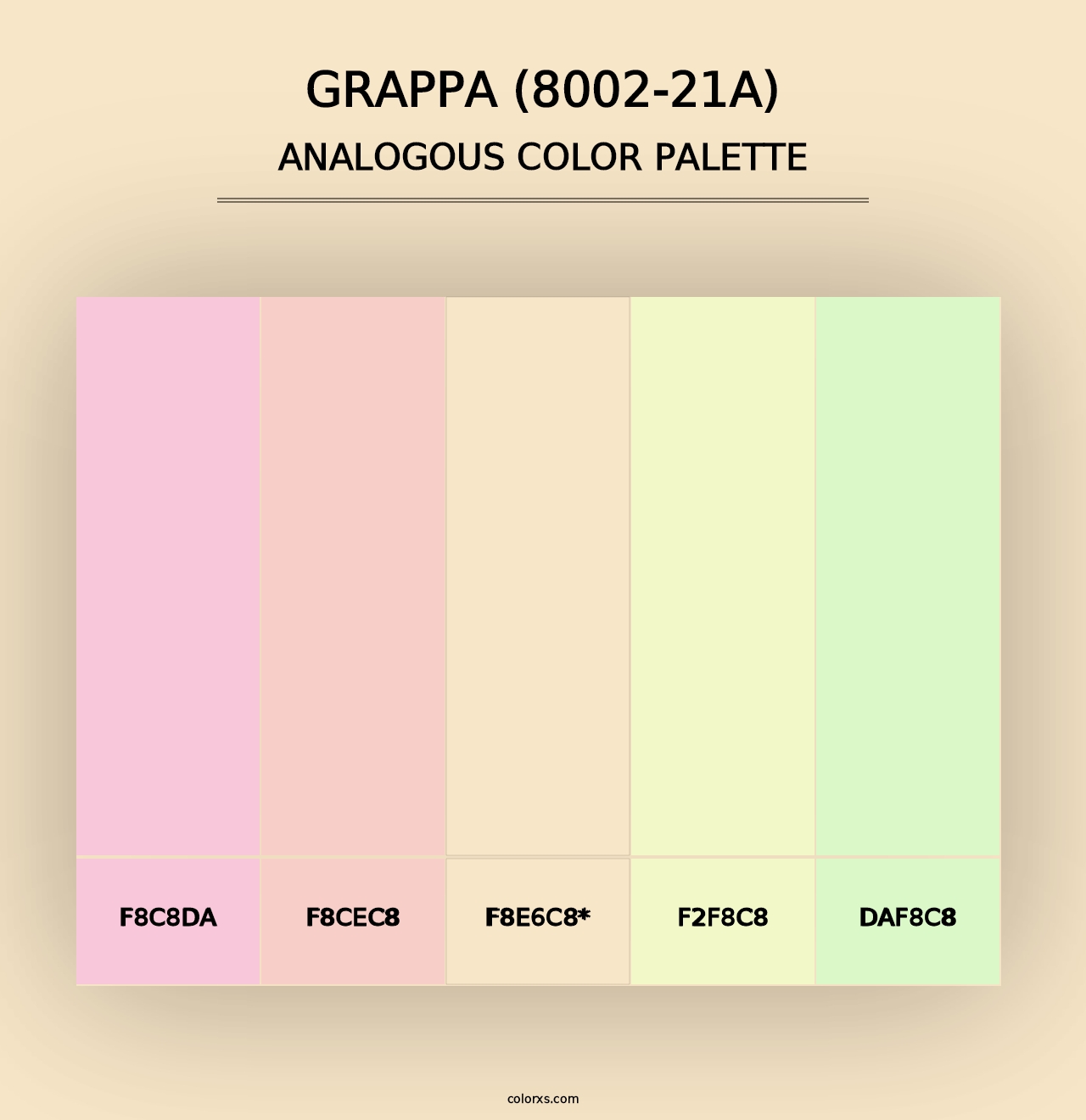 Grappa (8002-21A) - Analogous Color Palette