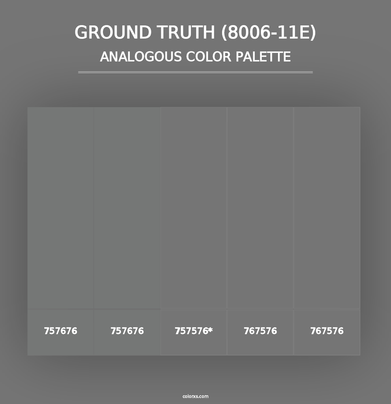 Ground Truth (8006-11E) - Analogous Color Palette