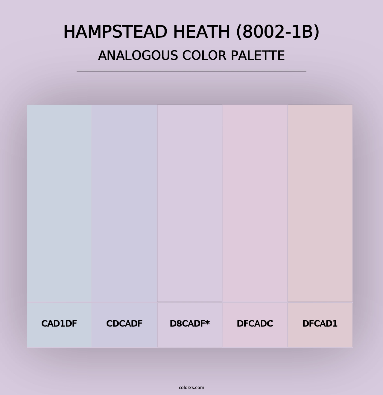 Hampstead Heath (8002-1B) - Analogous Color Palette