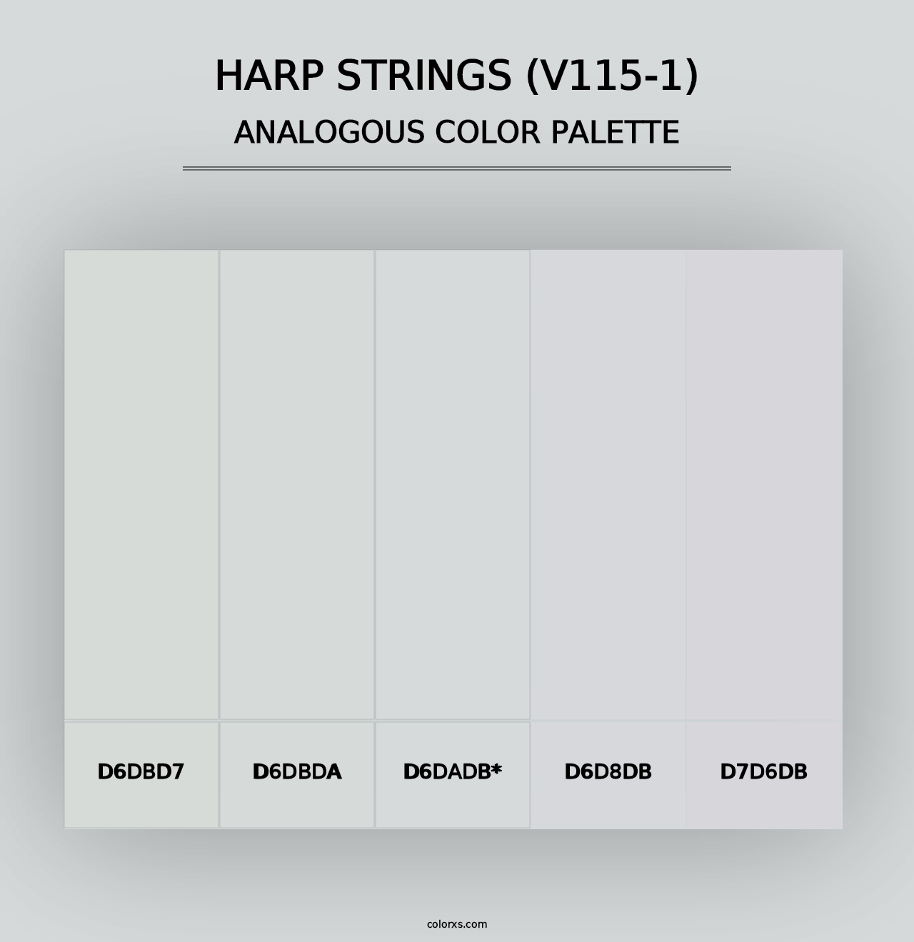 Harp Strings (V115-1) - Analogous Color Palette