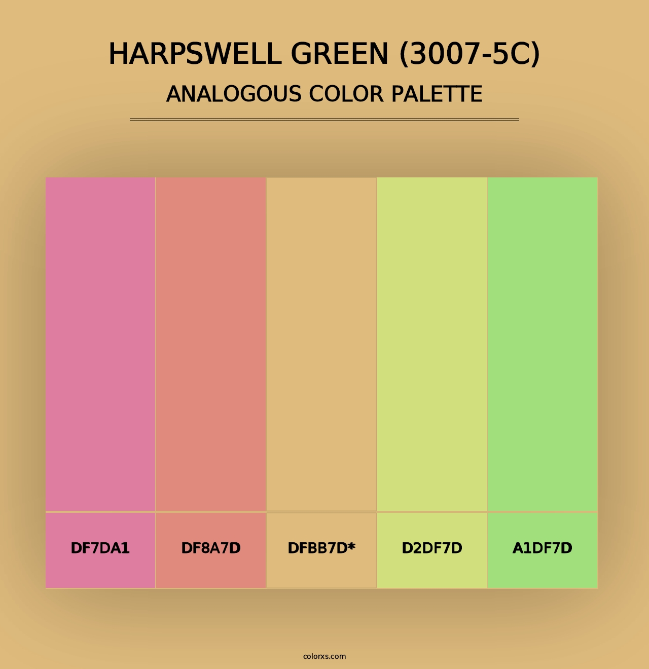 Harpswell Green (3007-5C) - Analogous Color Palette