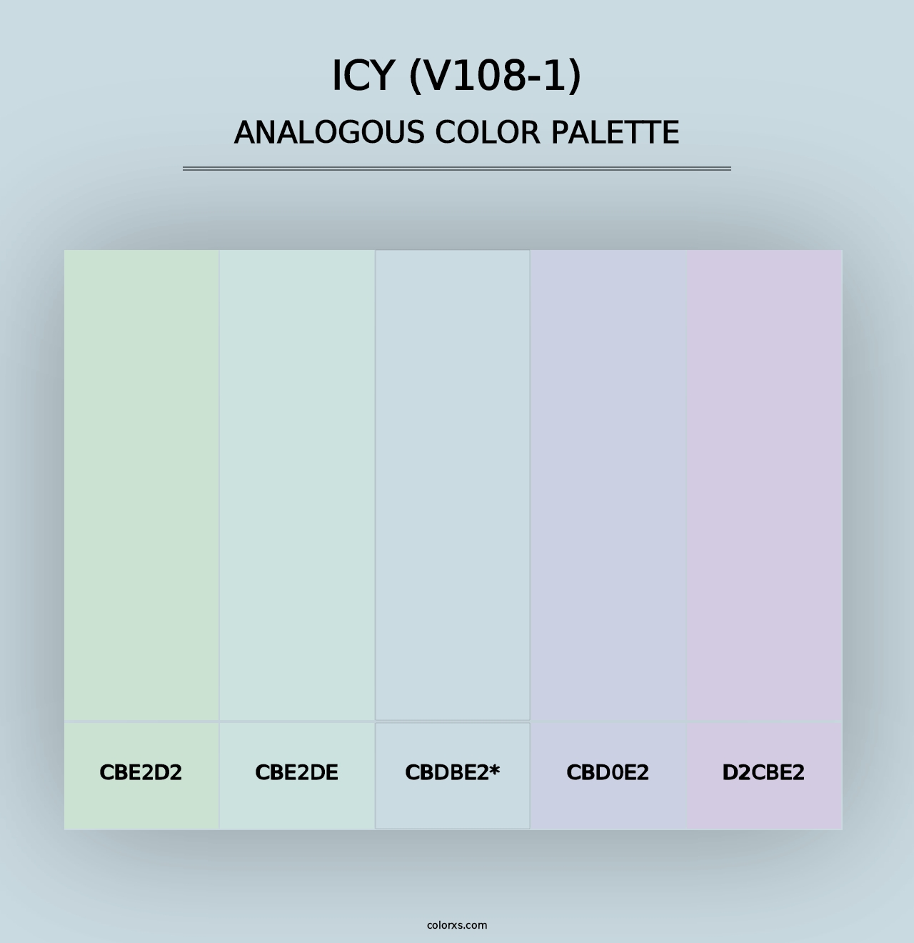 Icy (V108-1) - Analogous Color Palette