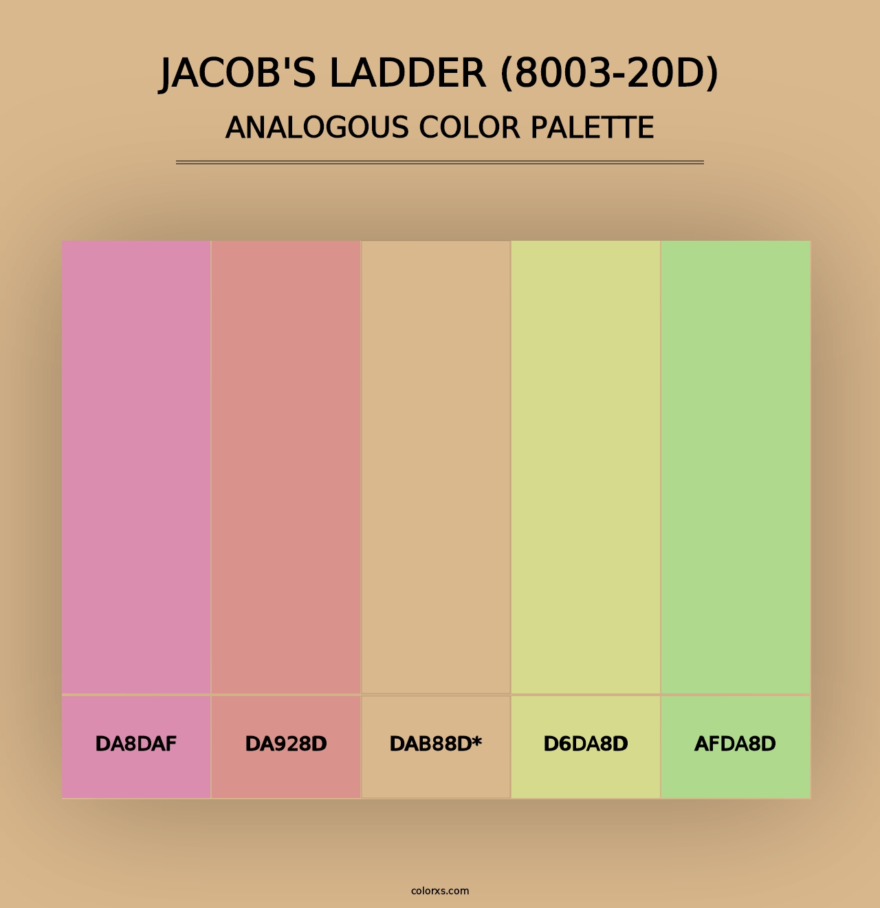 Jacob's Ladder (8003-20D) - Analogous Color Palette