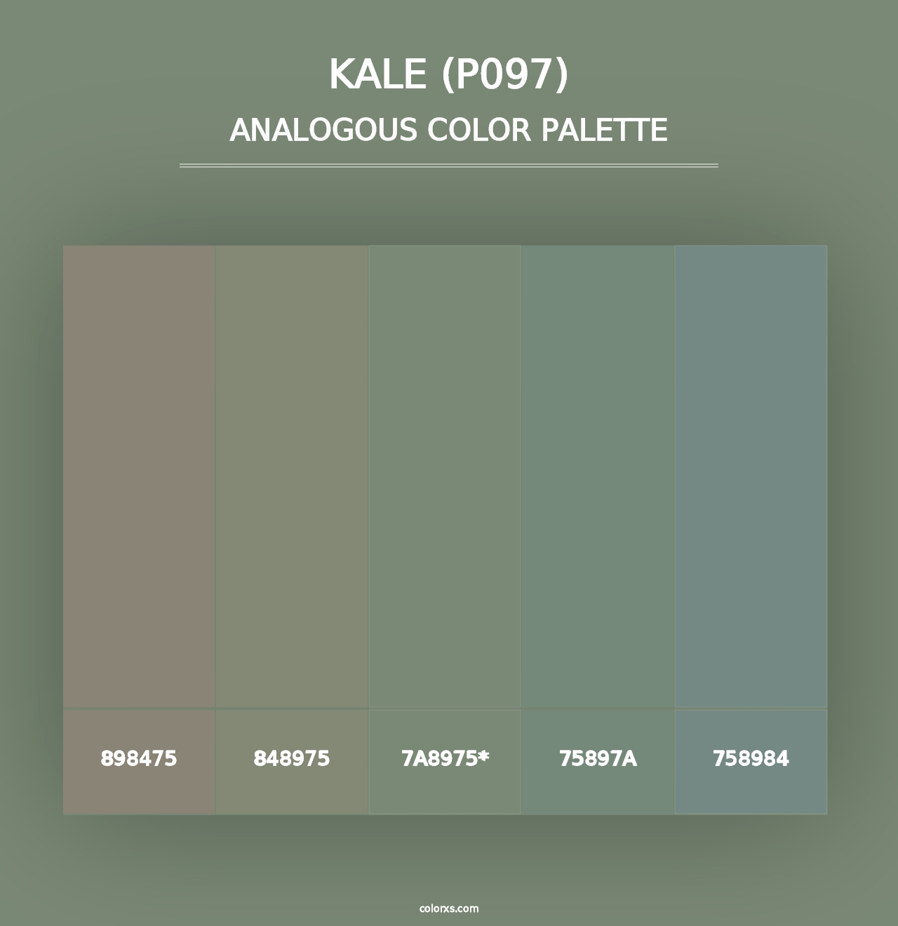 Kale (P097) - Analogous Color Palette