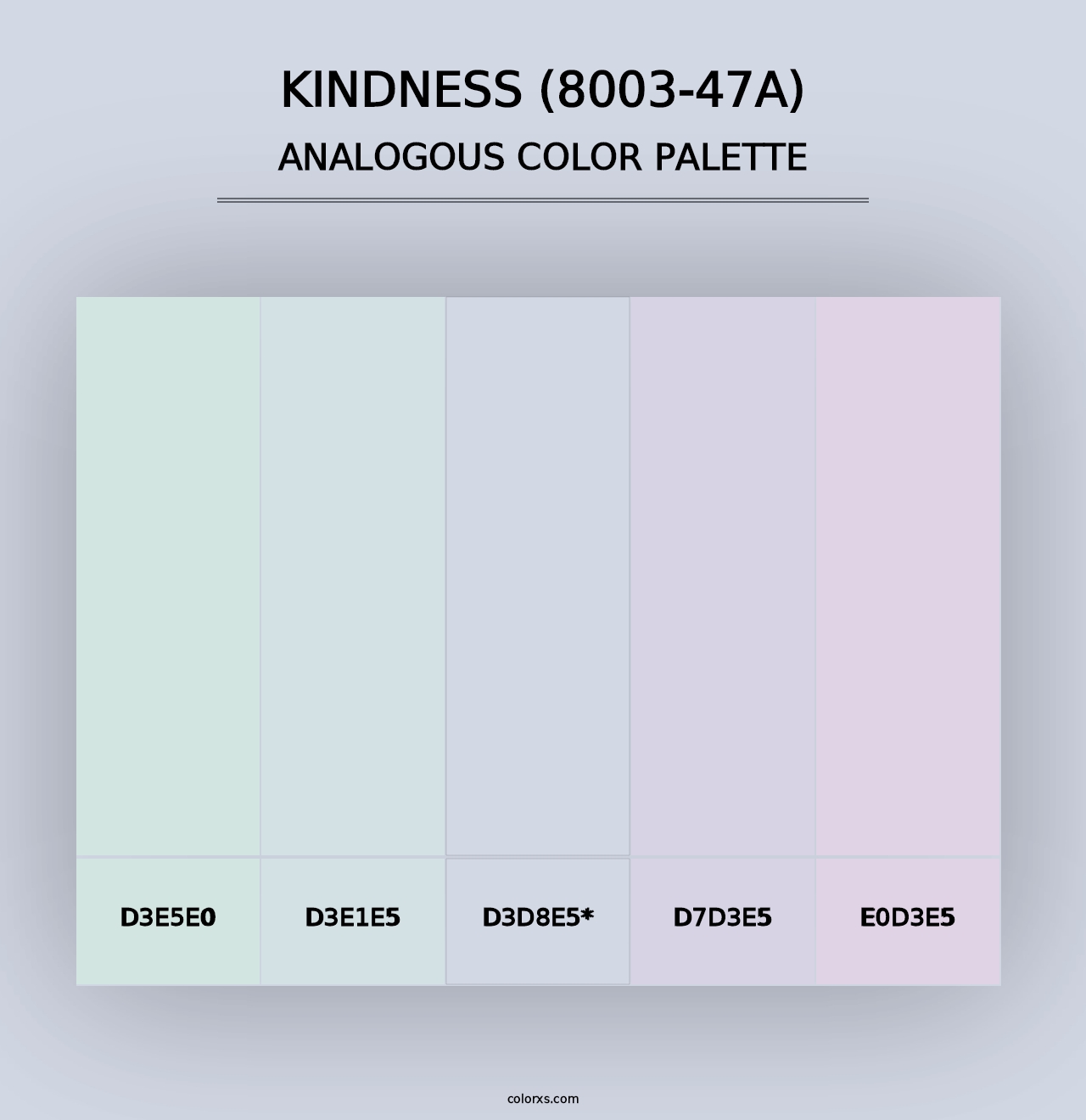 Kindness (8003-47A) - Analogous Color Palette