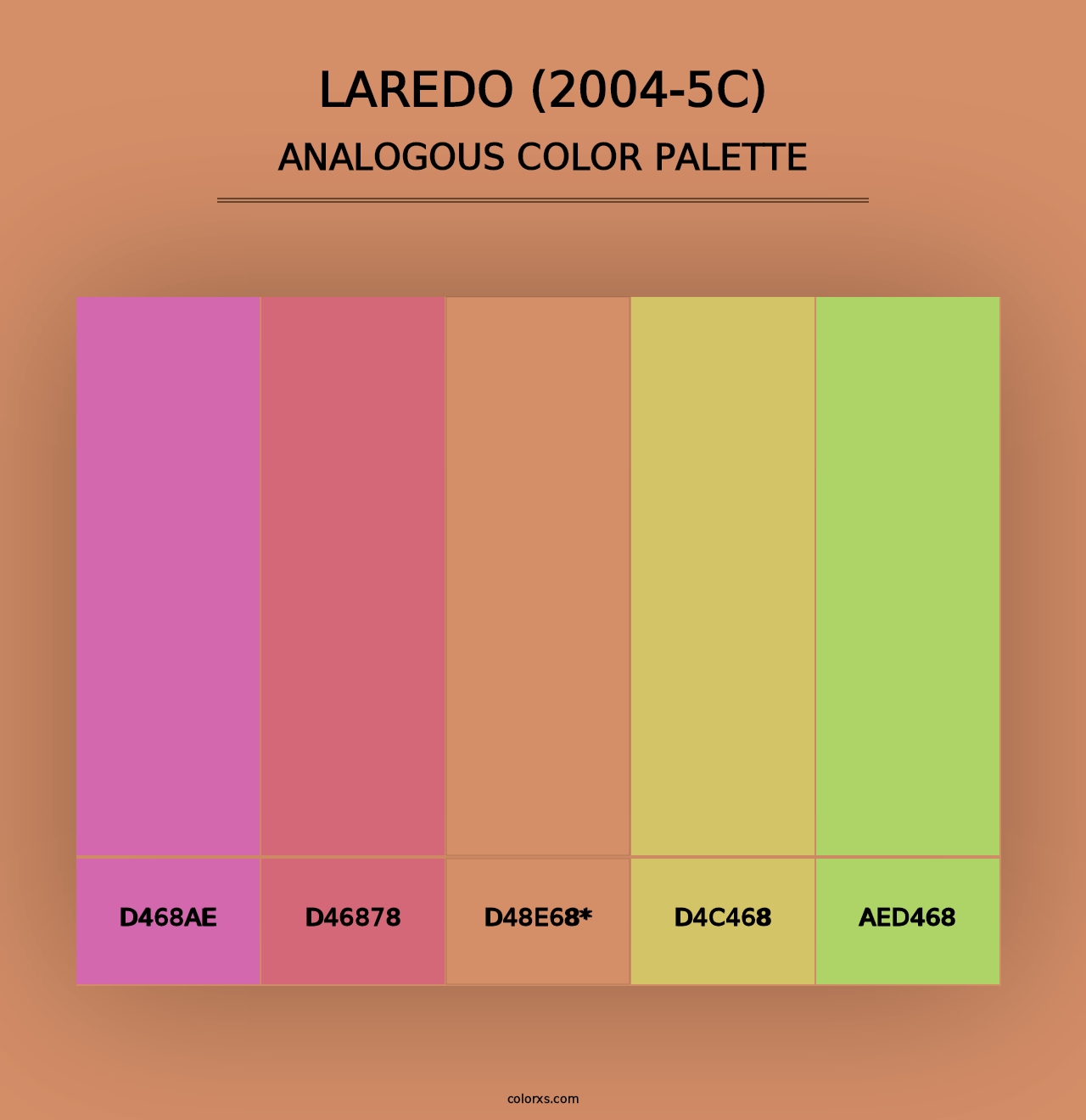 Laredo (2004-5C) - Analogous Color Palette