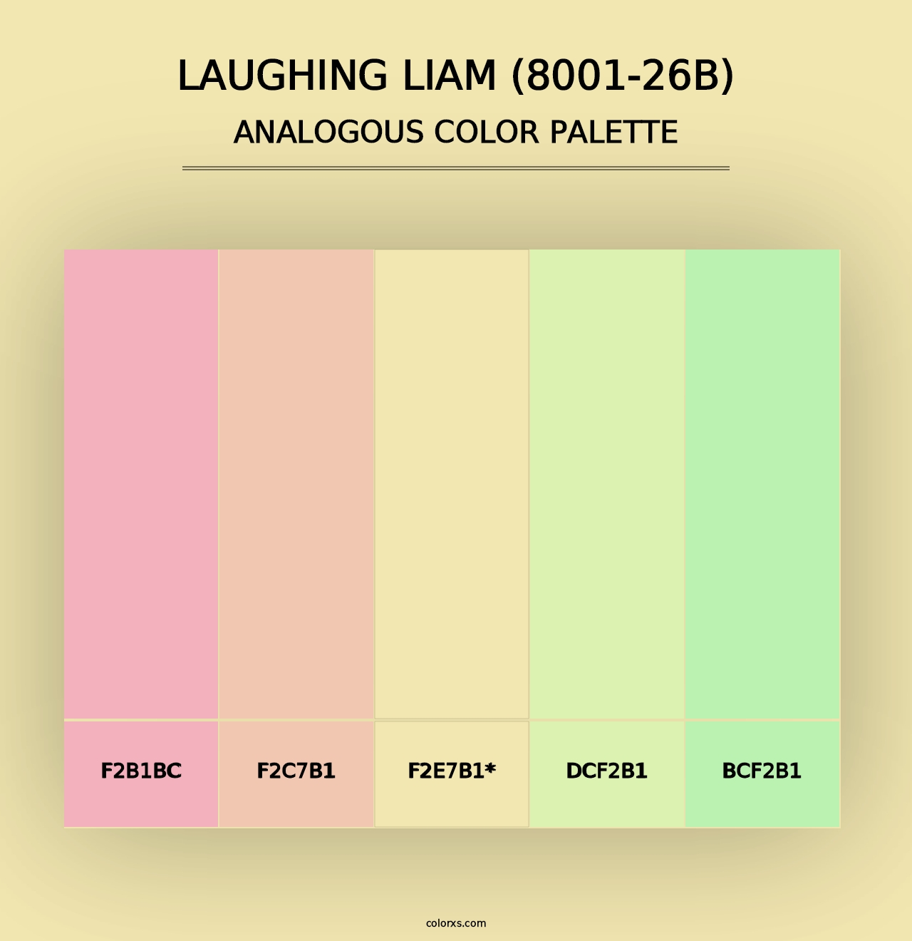 Laughing Liam (8001-26B) - Analogous Color Palette