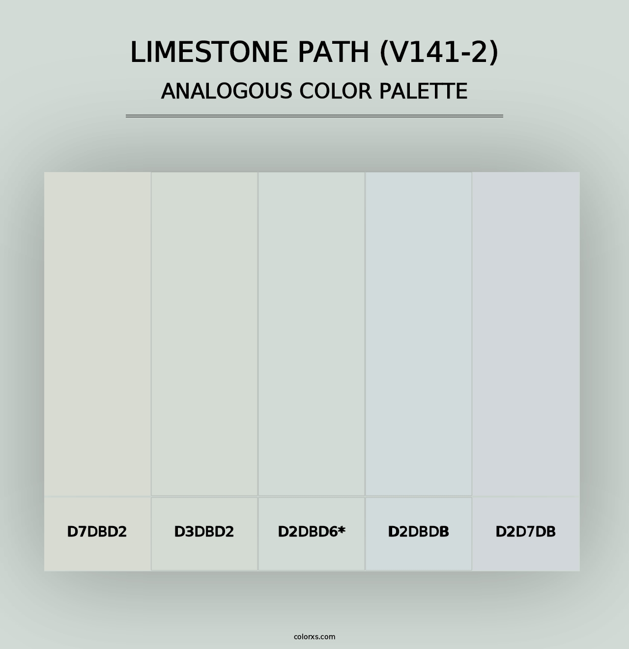 Limestone Path (V141-2) - Analogous Color Palette