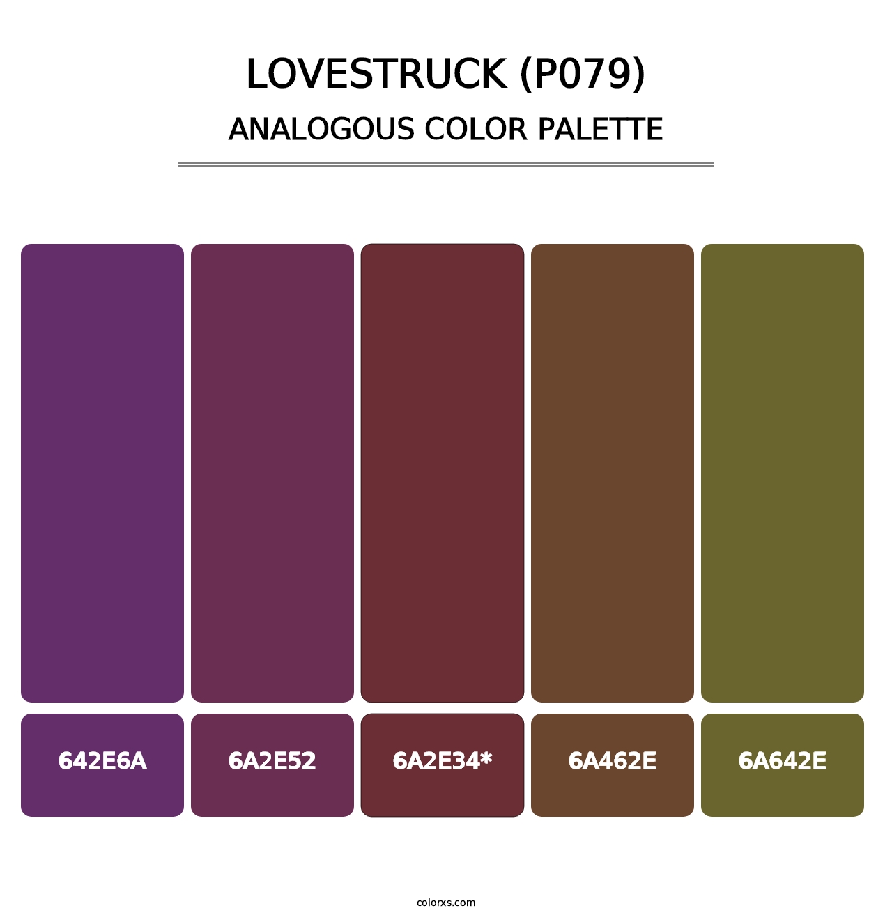 Lovestruck (P079) - Analogous Color Palette