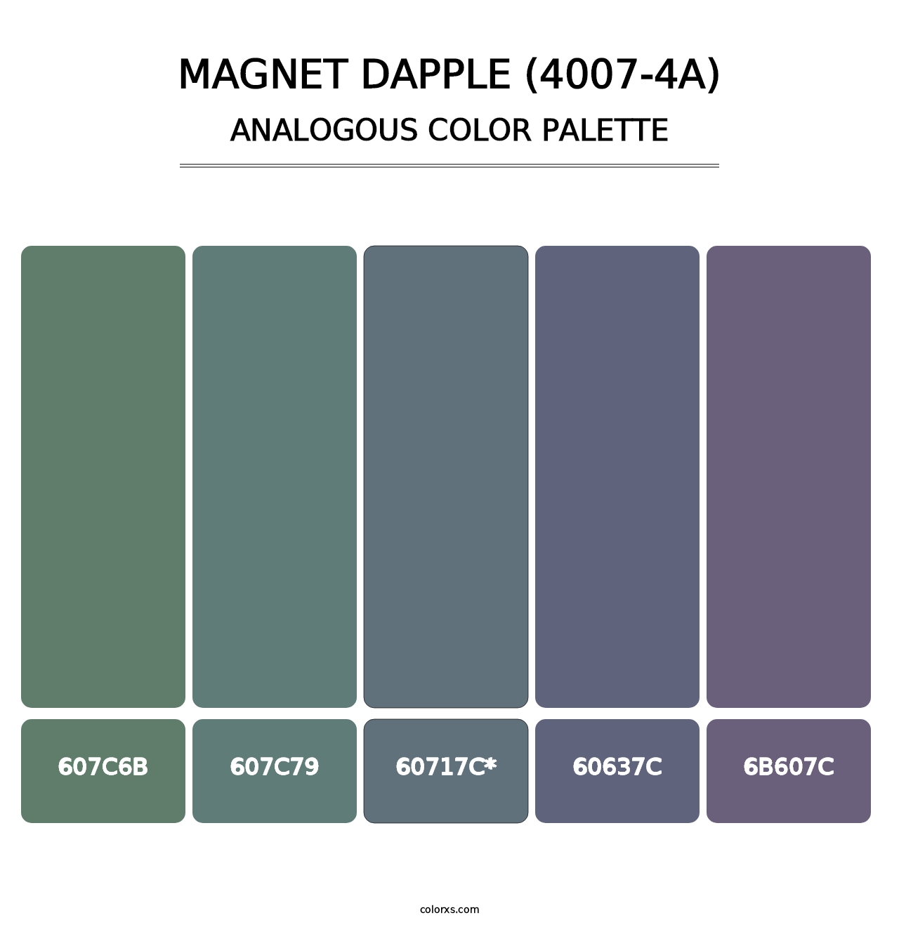 Magnet Dapple (4007-4A) - Analogous Color Palette