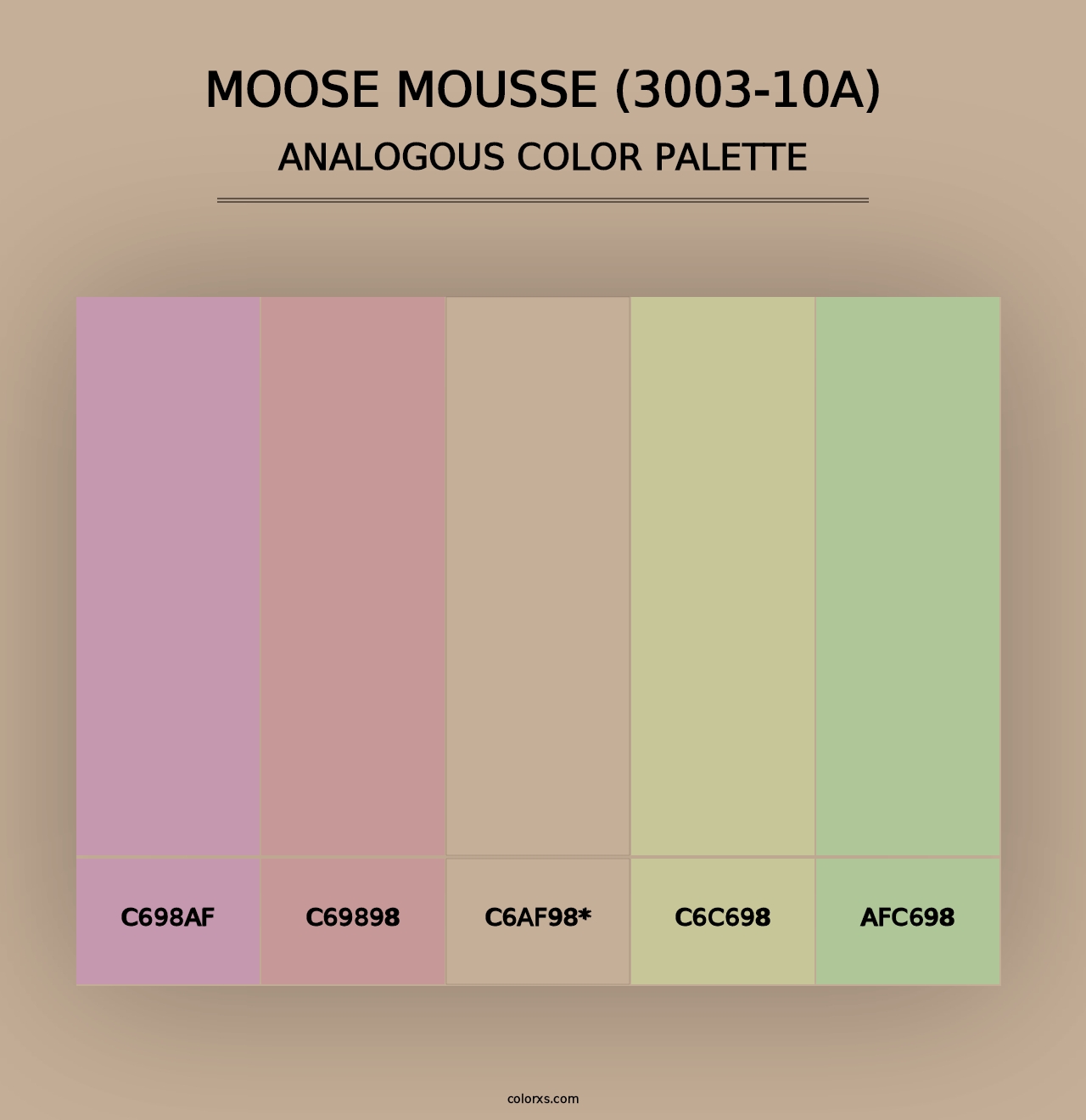 Moose Mousse (3003-10A) - Analogous Color Palette