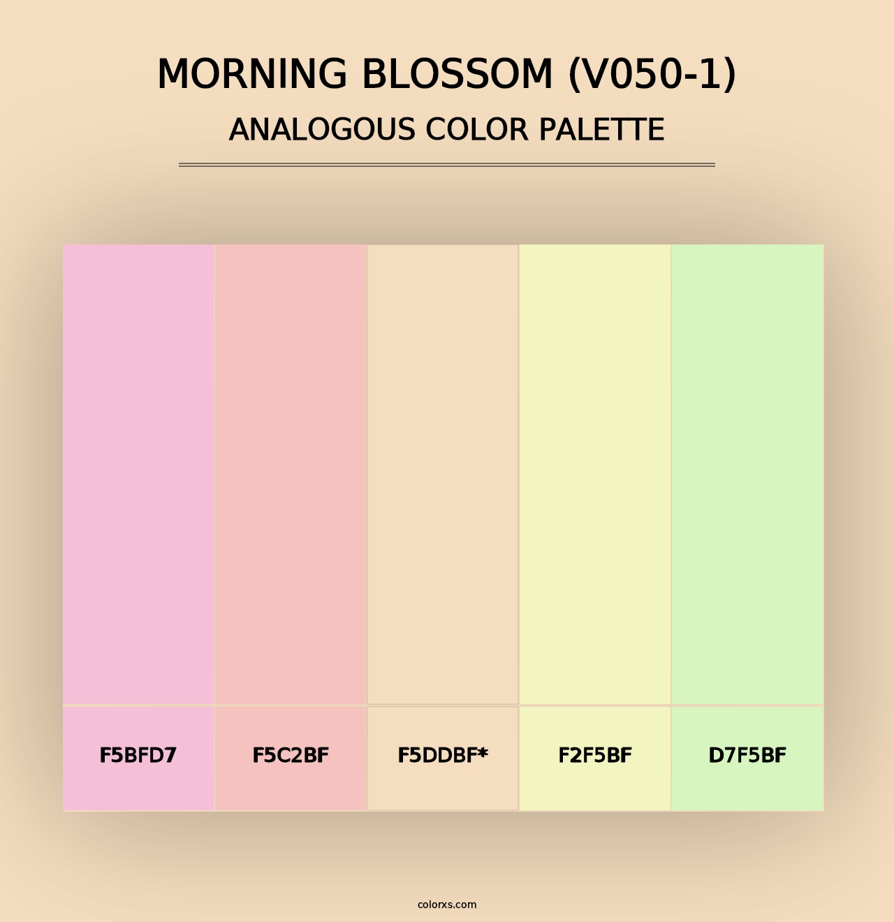 Morning Blossom (V050-1) - Analogous Color Palette