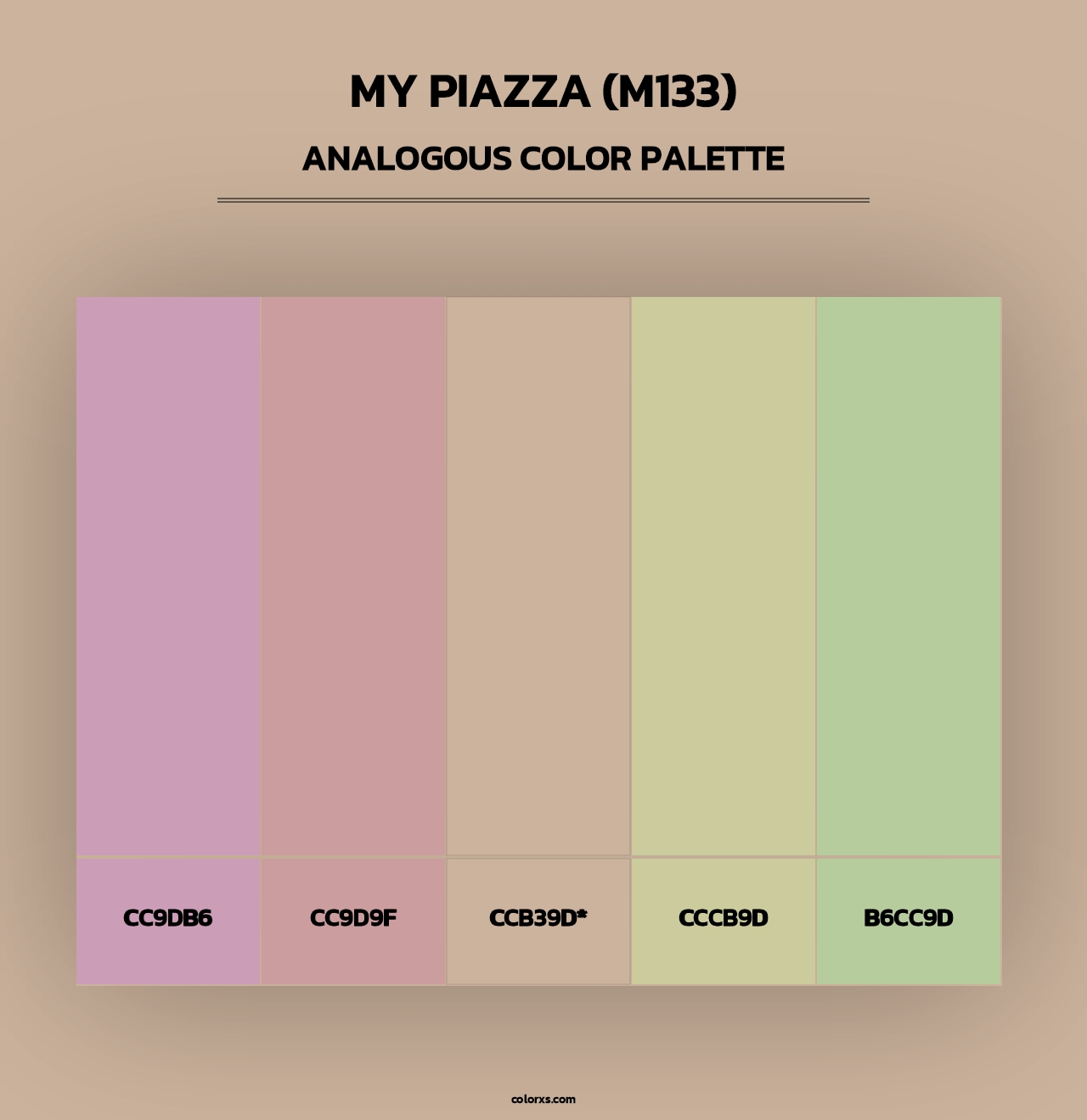 My Piazza (M133) - Analogous Color Palette