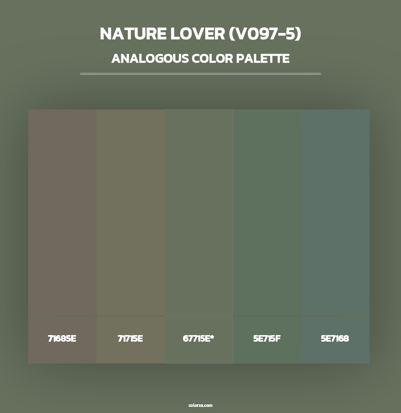 Nature Lover (V097-5) - Analogous Color Palette