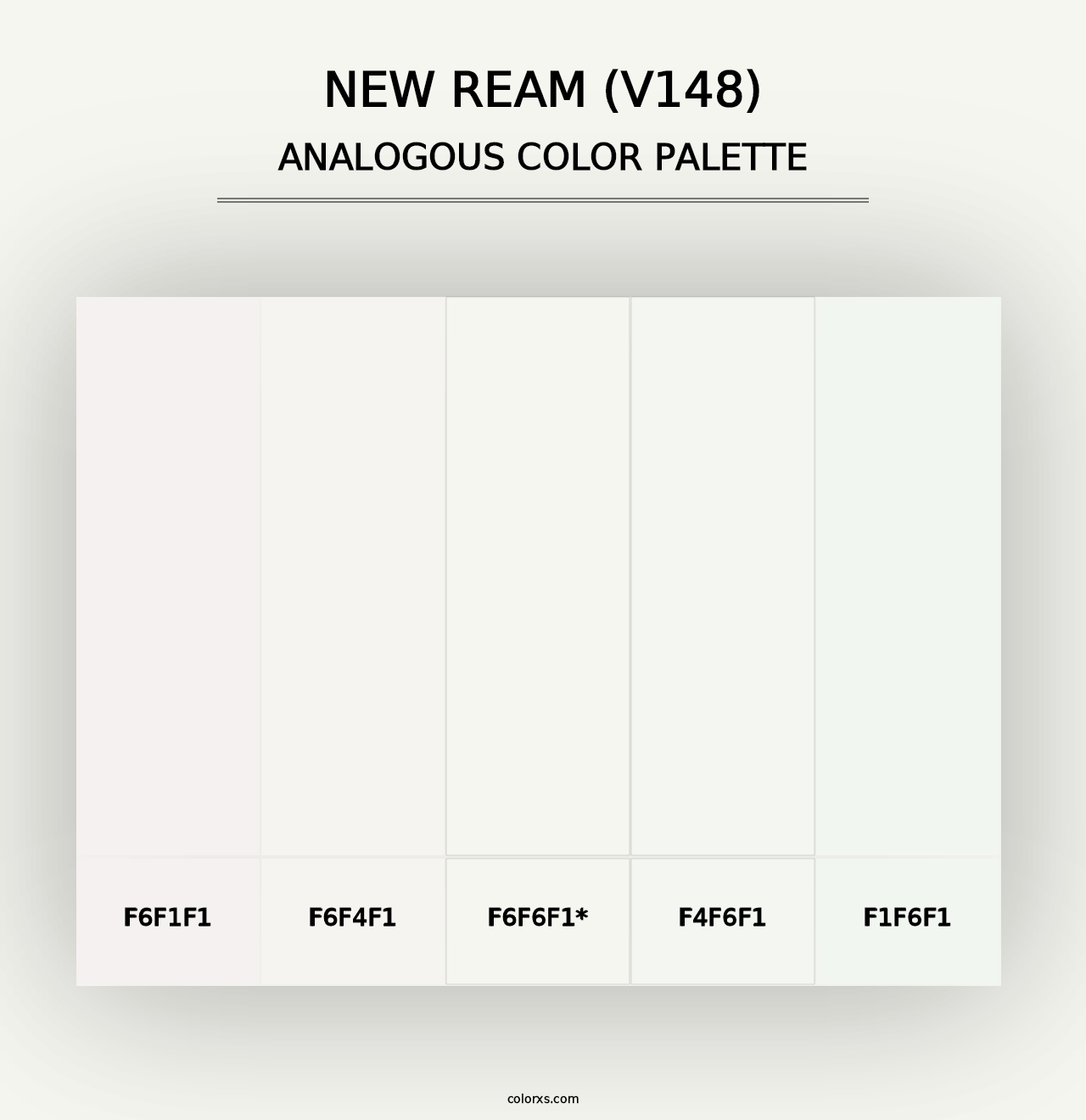 New Ream (V148) - Analogous Color Palette