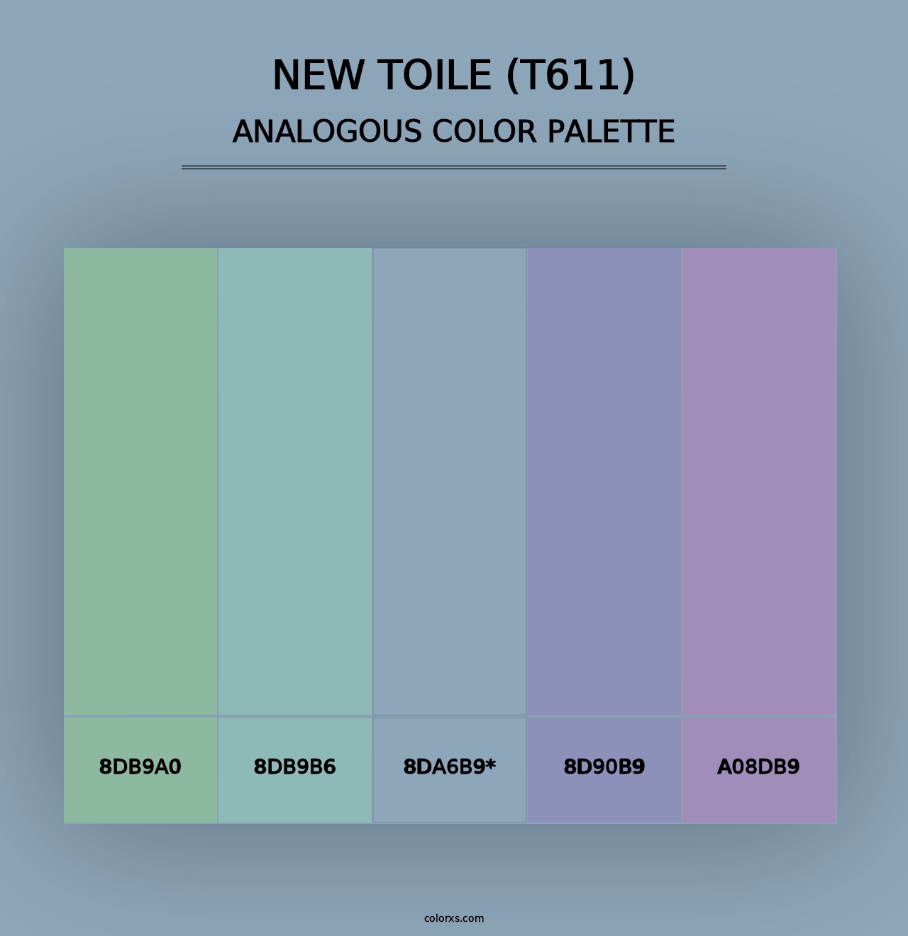 New Toile (T611) - Analogous Color Palette