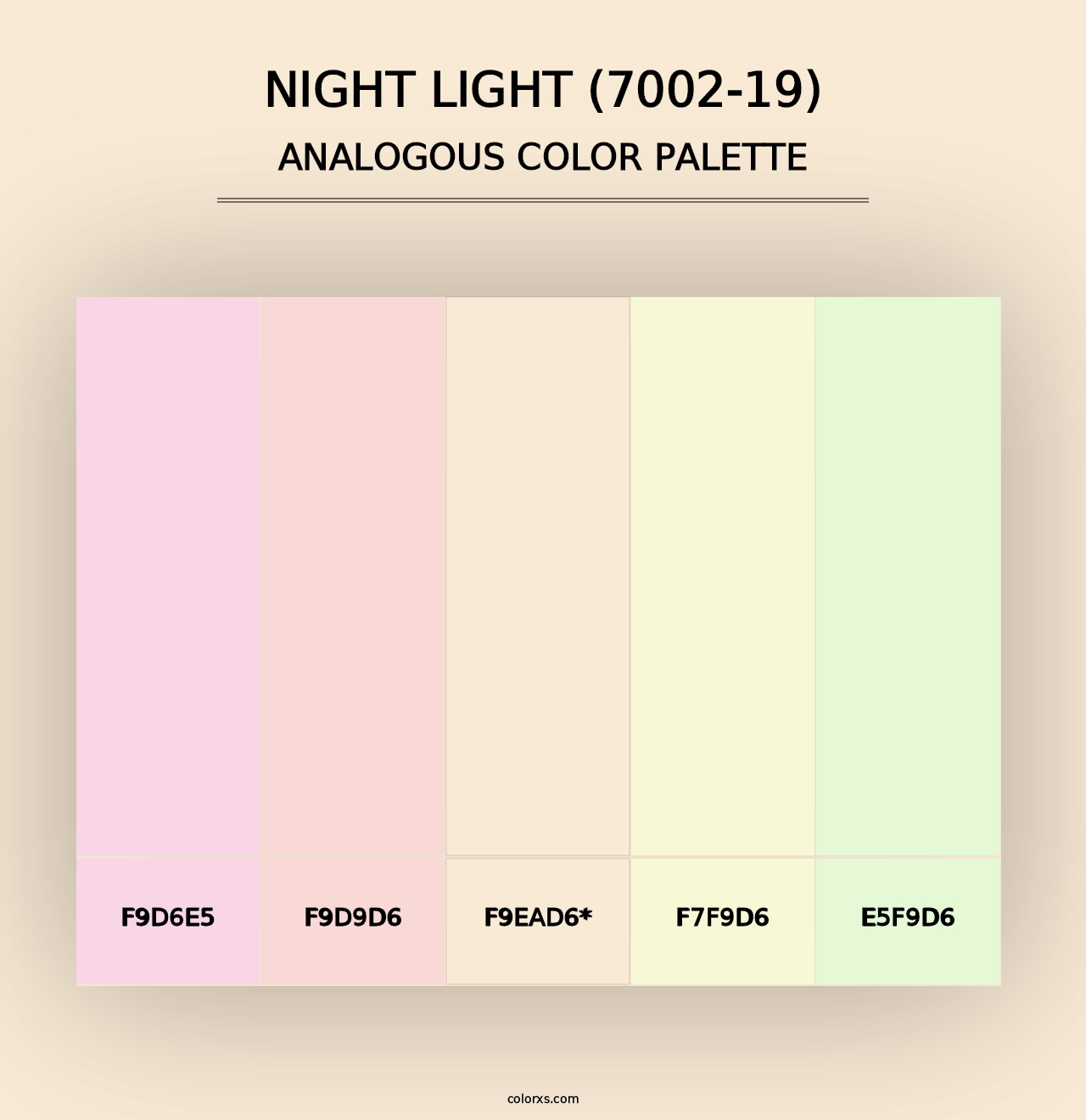 Night Light (7002-19) - Analogous Color Palette