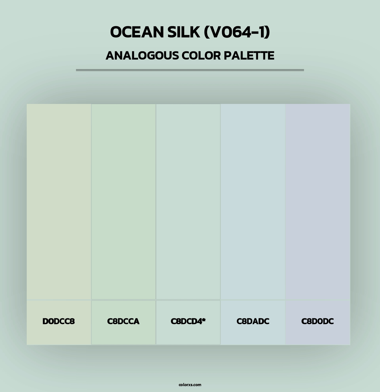 Ocean Silk (V064-1) - Analogous Color Palette