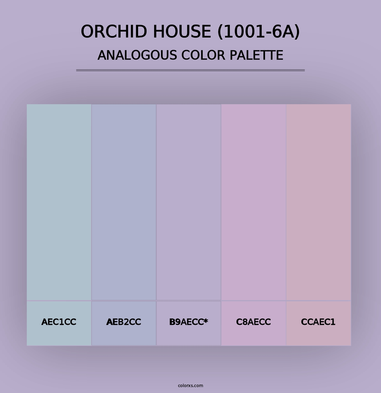 Orchid House (1001-6A) - Analogous Color Palette