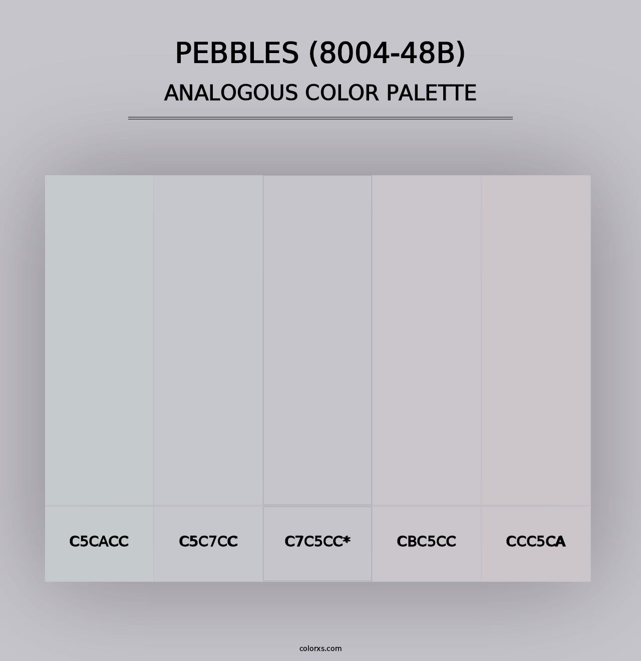 Pebbles (8004-48B) - Analogous Color Palette