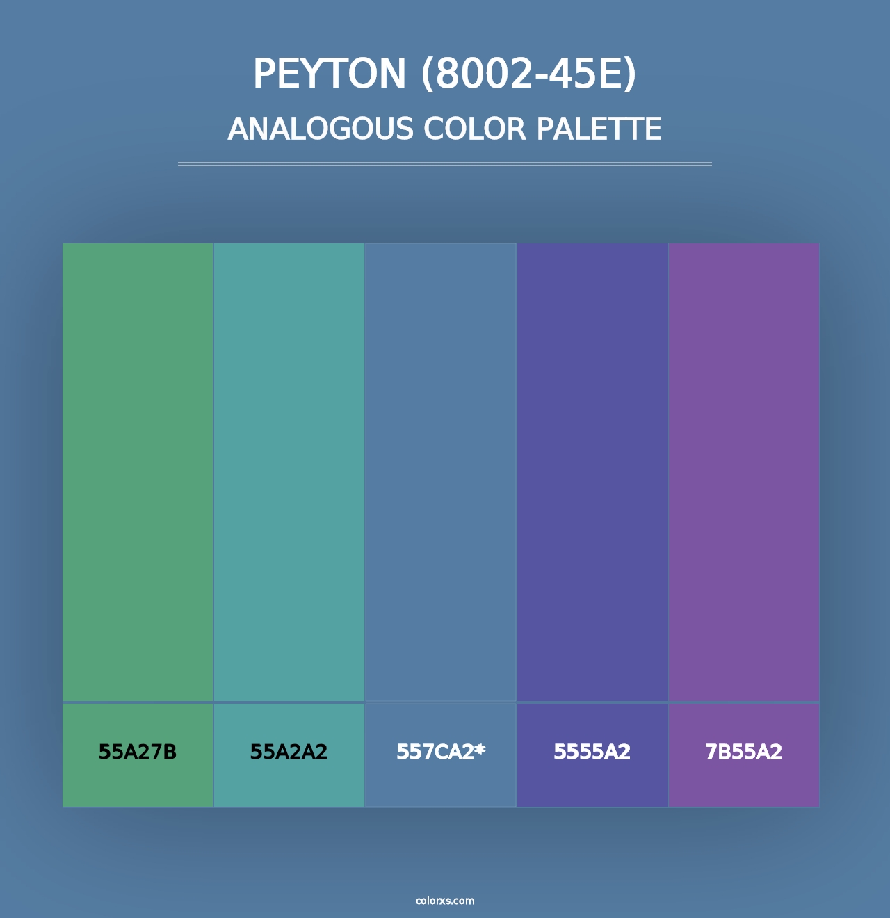 Peyton (8002-45E) - Analogous Color Palette