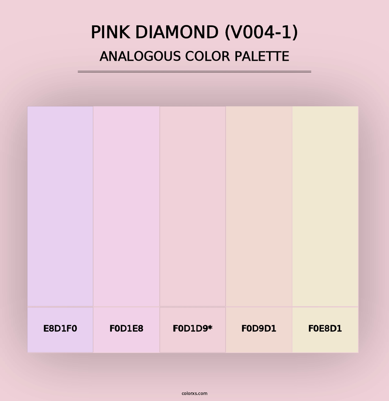 Pink Diamond (V004-1) - Analogous Color Palette