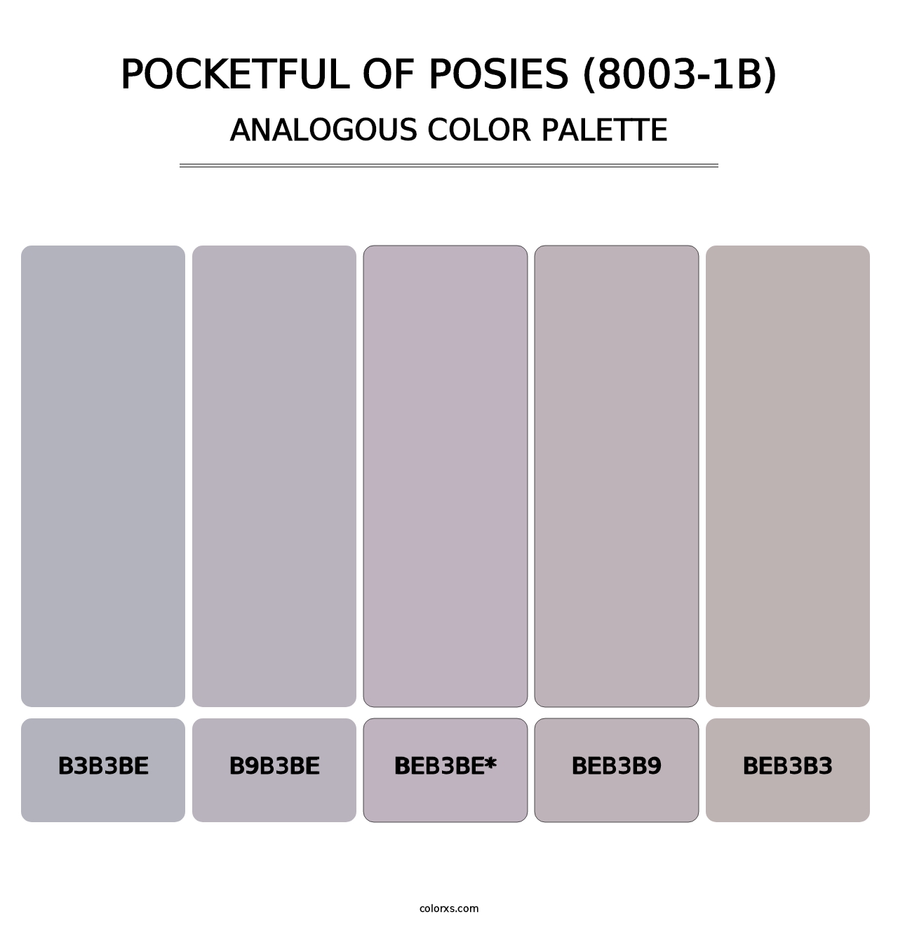 Pocketful of Posies (8003-1B) - Analogous Color Palette