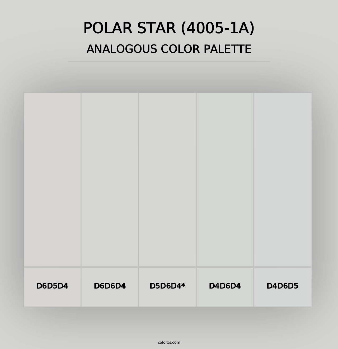 Polar Star (4005-1A) - Analogous Color Palette