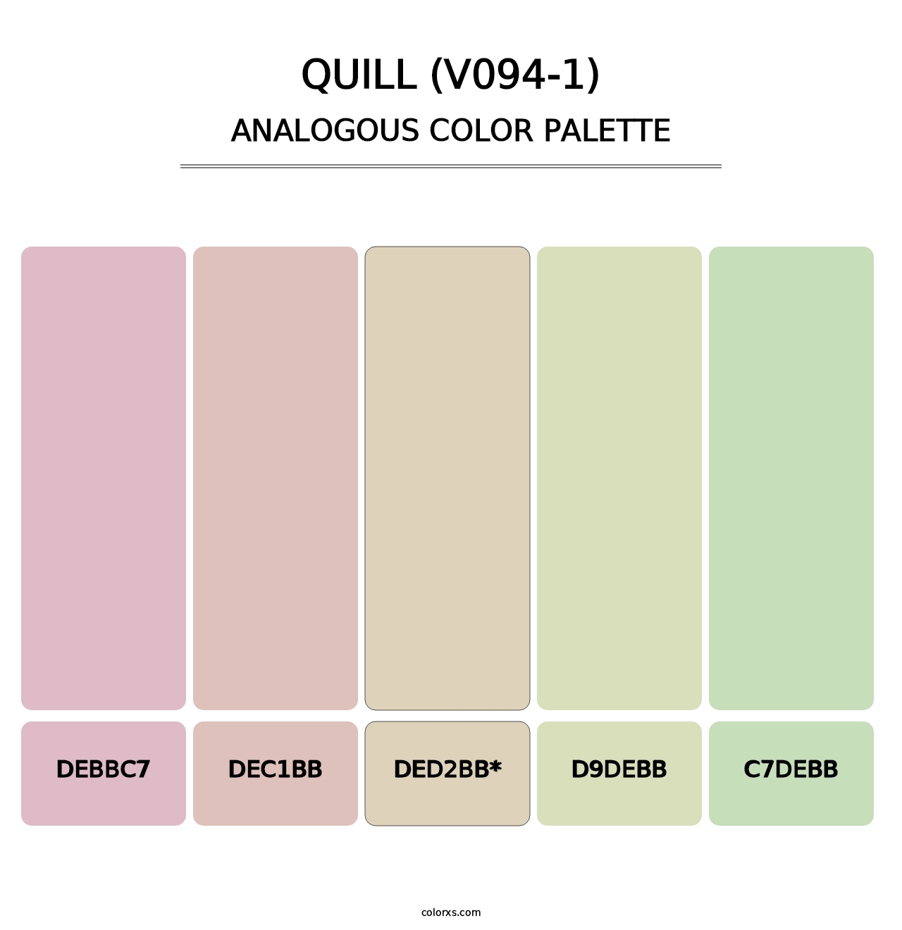 Quill (V094-1) - Analogous Color Palette