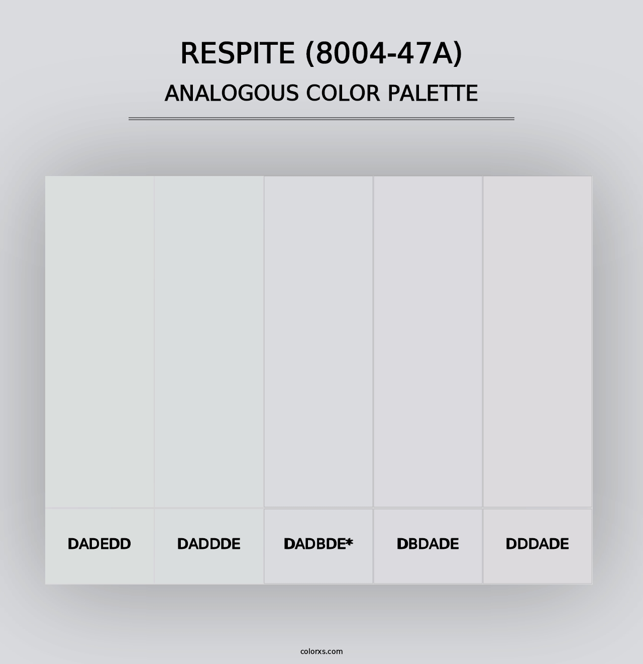 Respite (8004-47A) - Analogous Color Palette