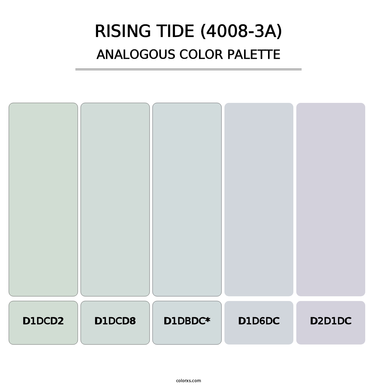 Rising Tide (4008-3A) - Analogous Color Palette