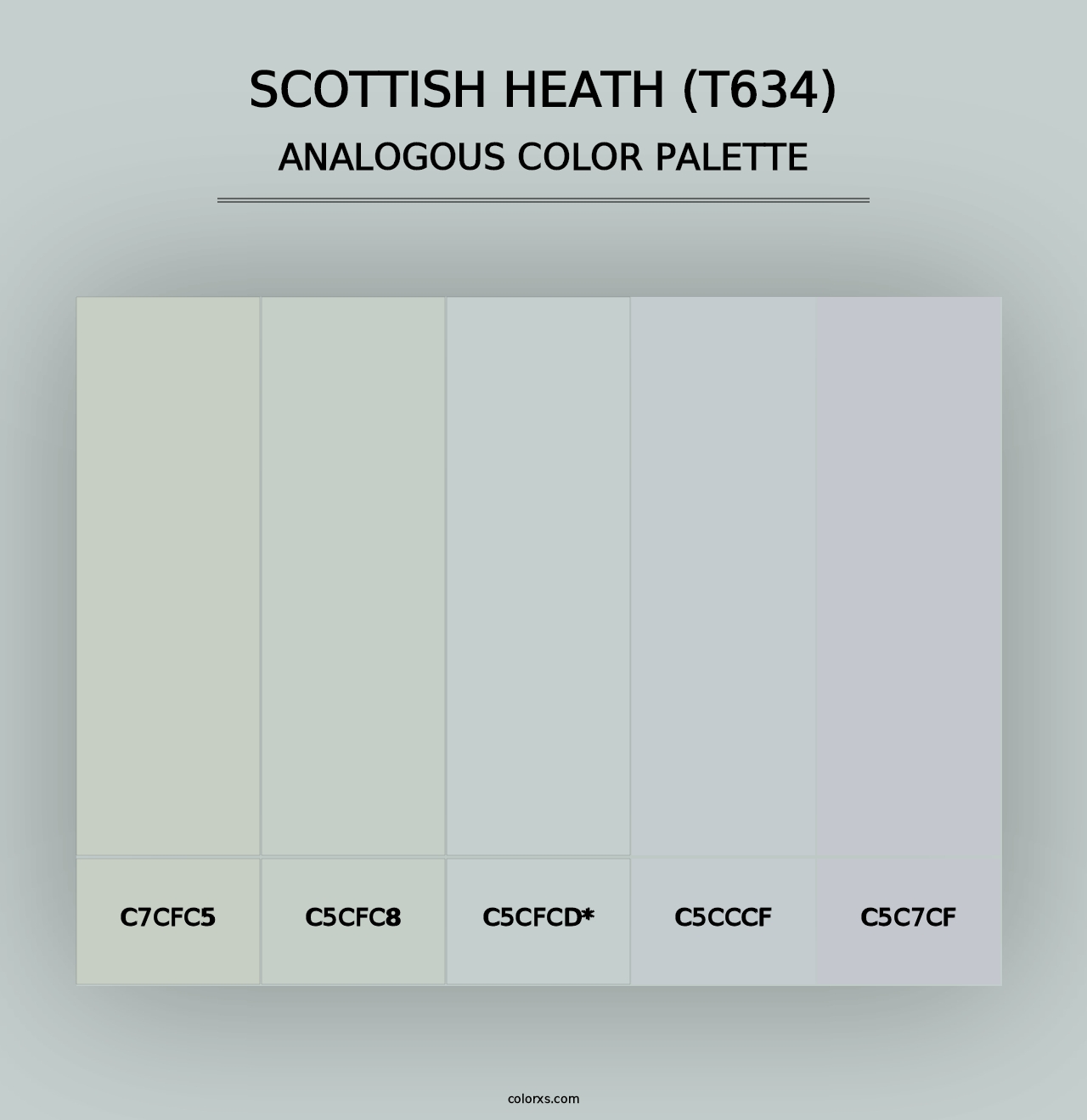 Scottish Heath (T634) - Analogous Color Palette