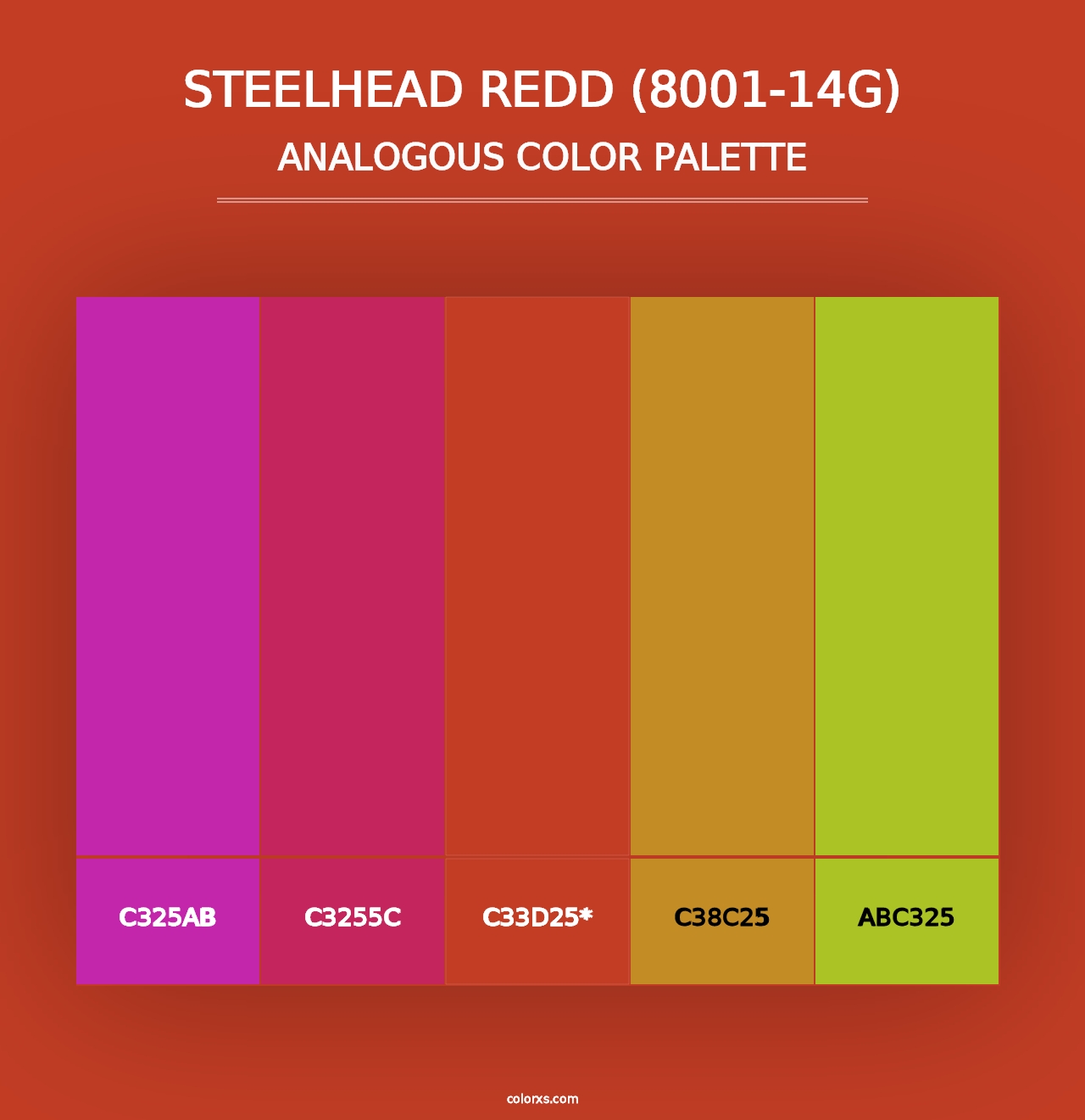 Steelhead Redd (8001-14G) - Analogous Color Palette