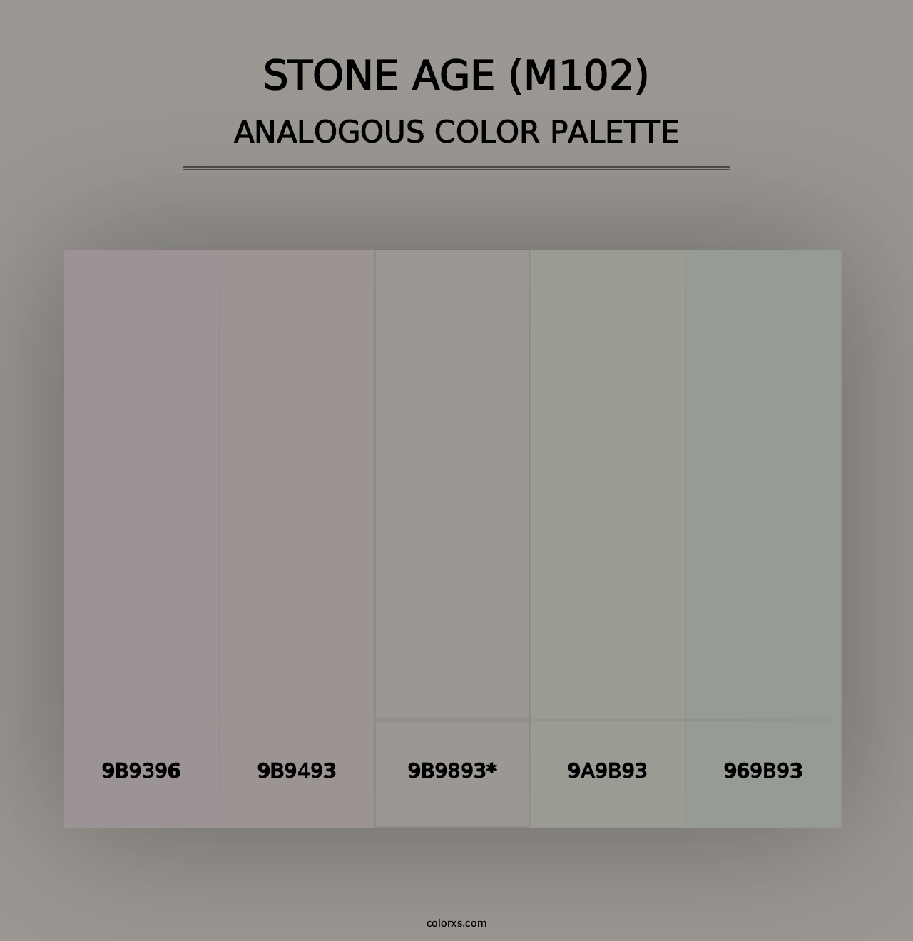 Stone Age (M102) - Analogous Color Palette