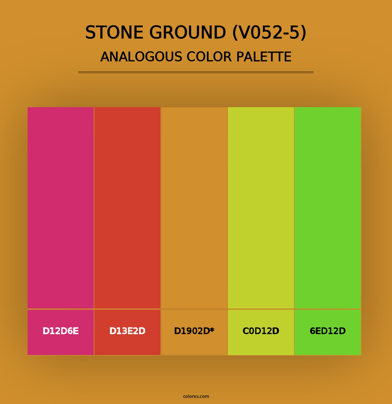 Stone Ground (V052-5) - Analogous Color Palette