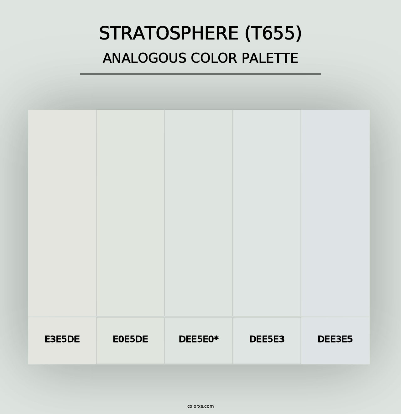 Stratosphere (T655) - Analogous Color Palette