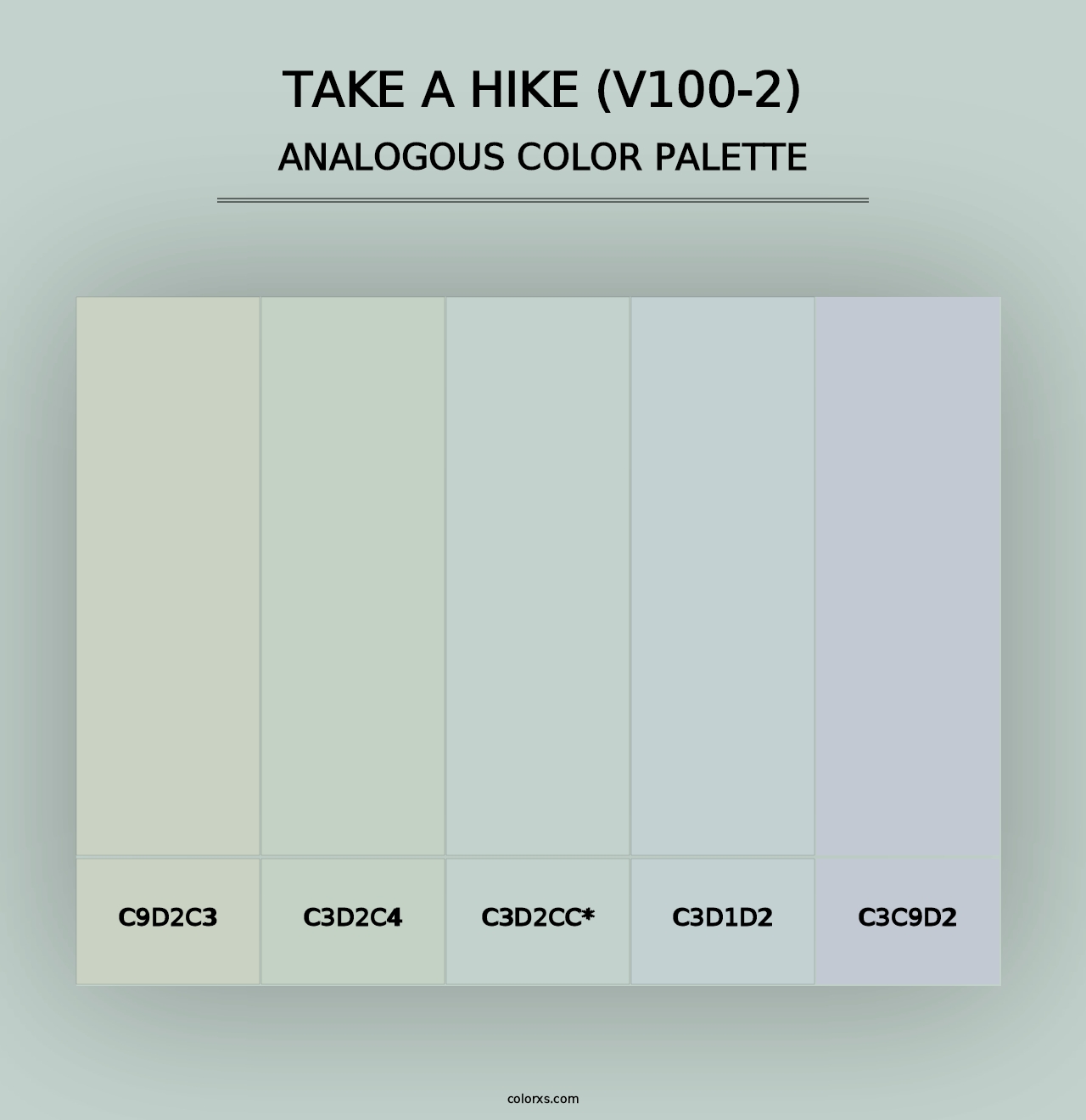 Take a Hike (V100-2) - Analogous Color Palette