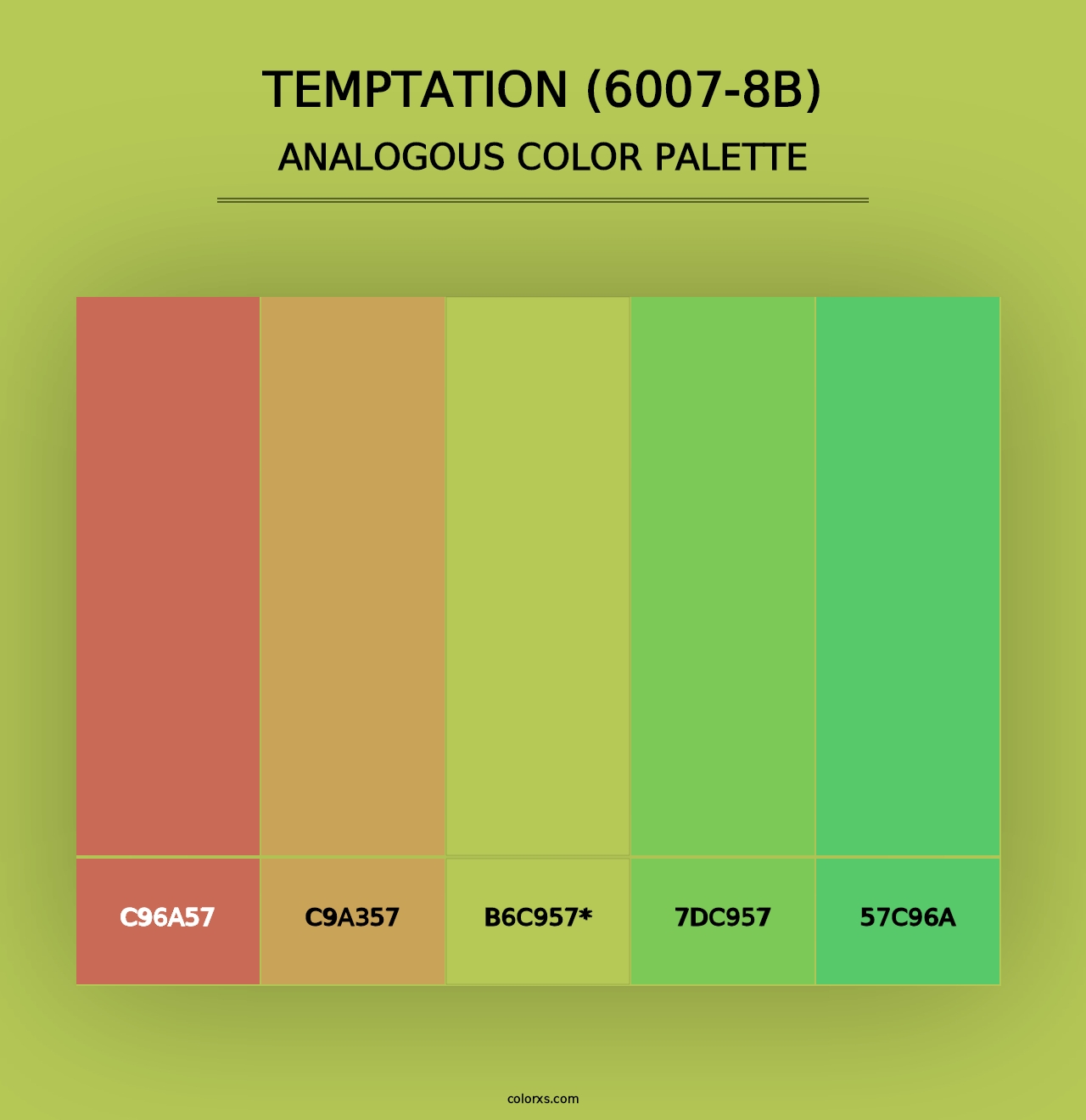 Temptation (6007-8B) - Analogous Color Palette