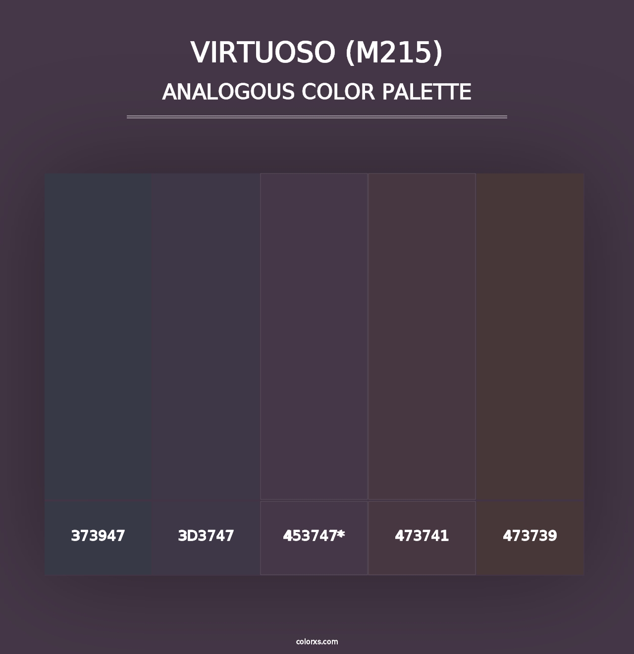 Virtuoso (M215) - Analogous Color Palette