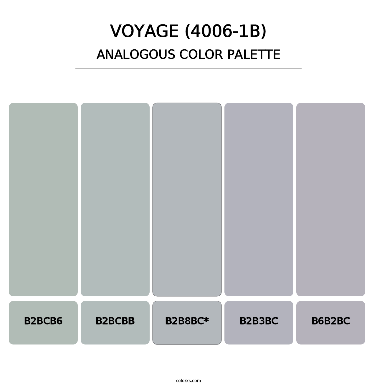 Voyage (4006-1B) - Analogous Color Palette