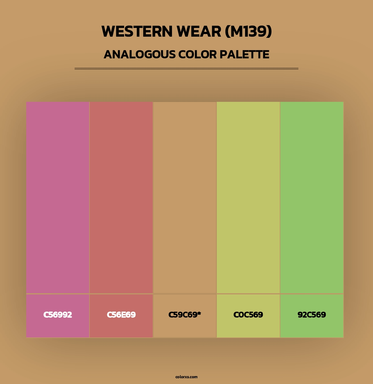 Western Wear (M139) - Analogous Color Palette