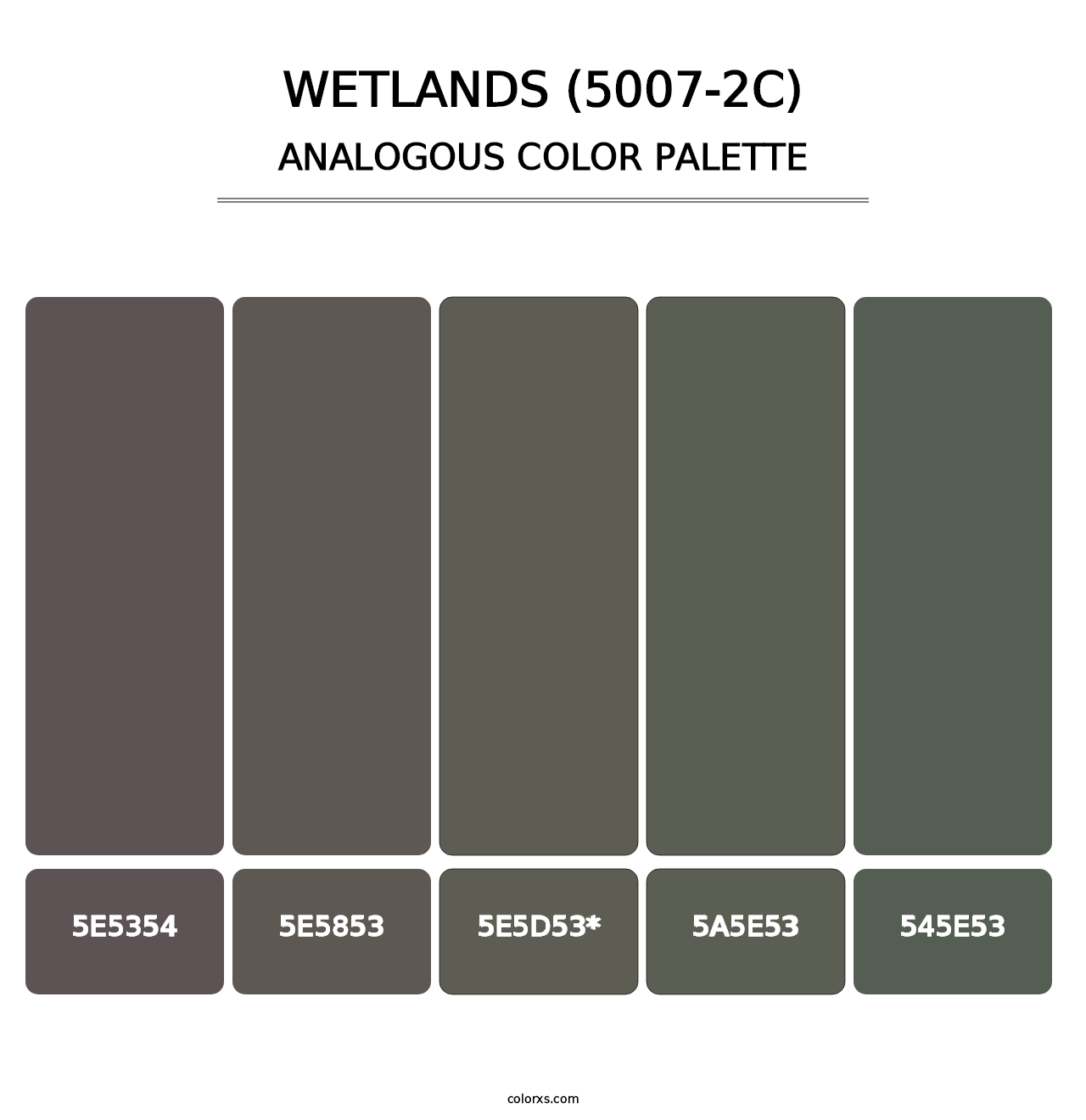 Wetlands (5007-2C) - Analogous Color Palette