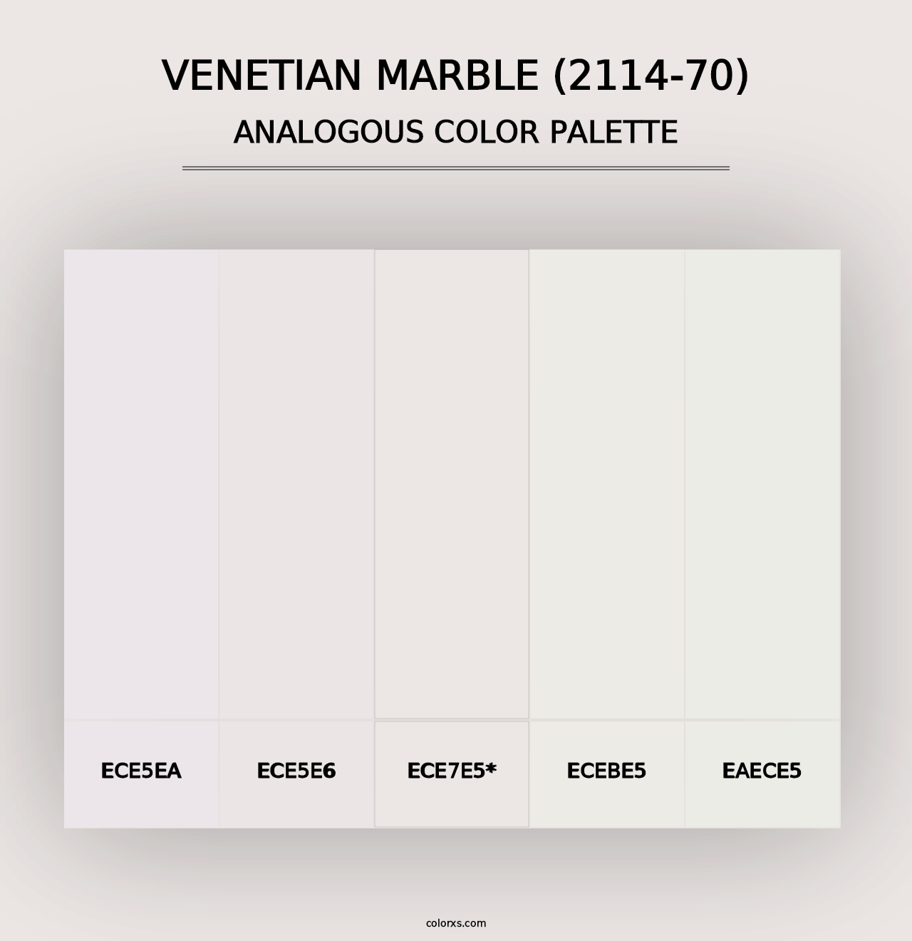 Venetian Marble (2114-70) - Analogous Color Palette