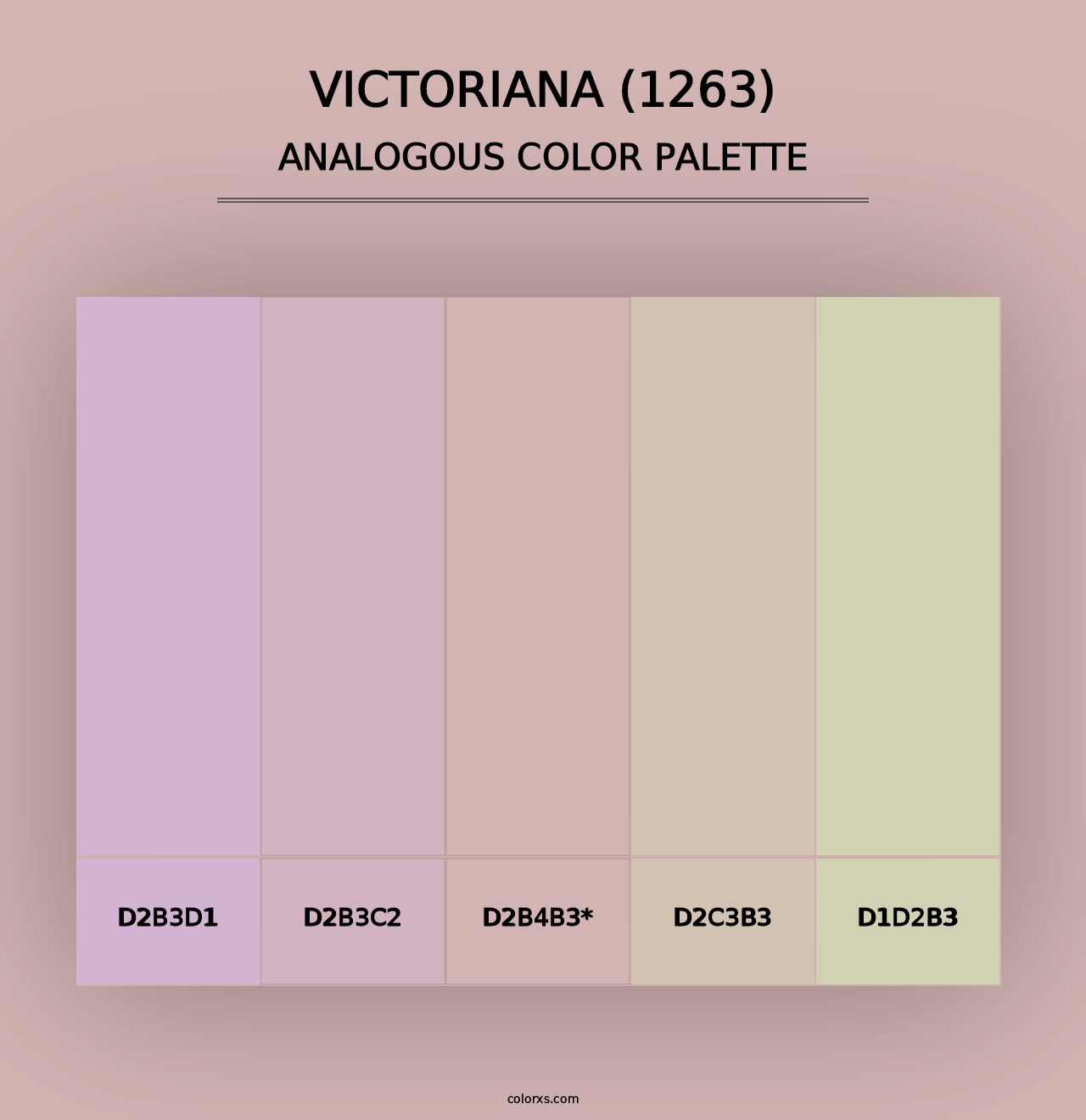 Victoriana (1263) - Analogous Color Palette