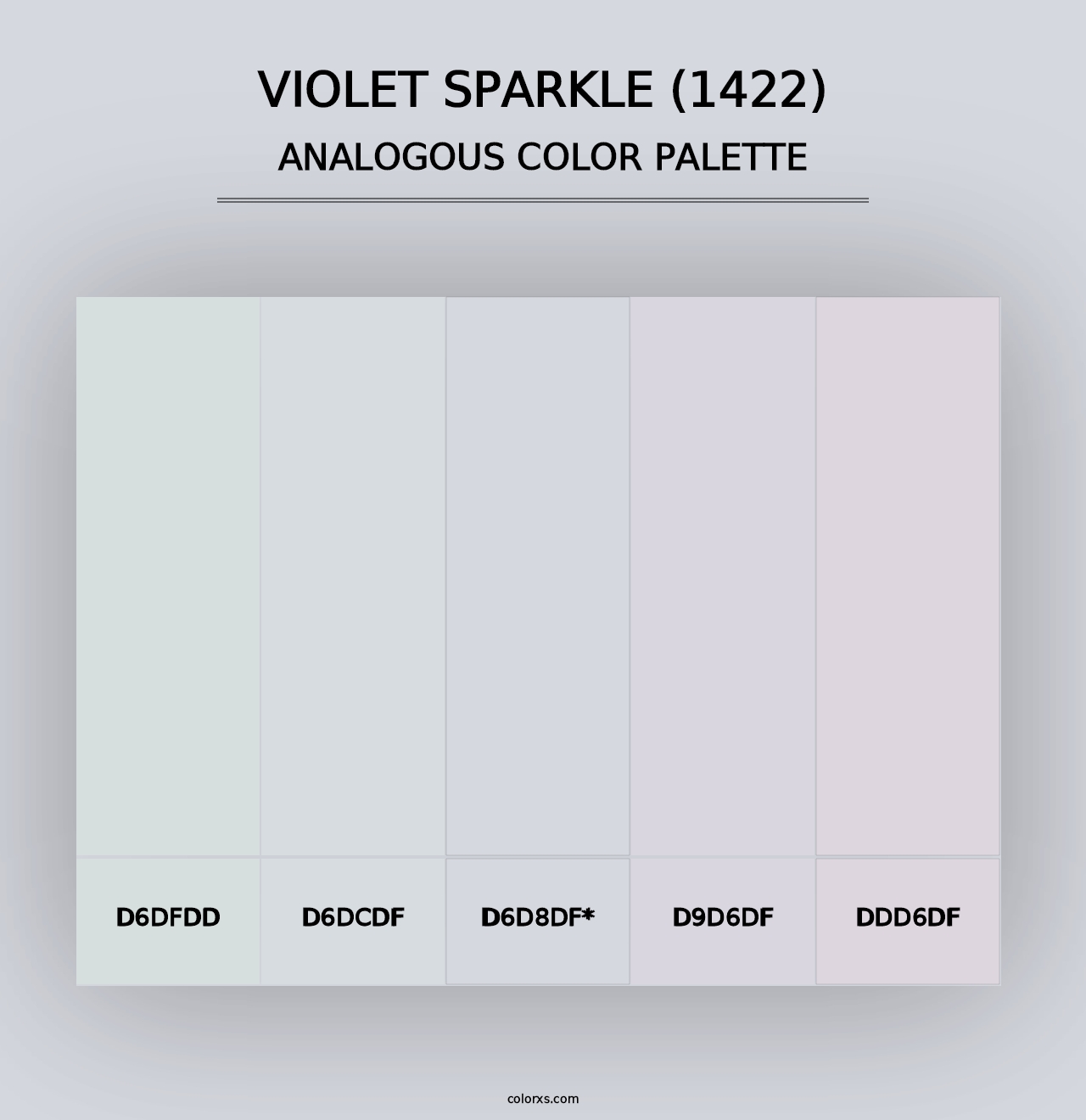 Violet Sparkle (1422) - Analogous Color Palette